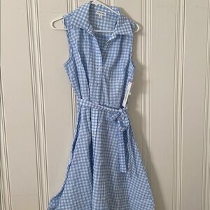 plaid gingham lilac dress